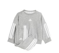 adidas Unisex Baby Essentials Jogger Track Suit, Medium Grey Heather/White, 6-9 Months