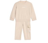 adidas Unisex Baby ESSENTIALS LINEAR LOGO JOGGER, Crystal Linen/white, 9-12 Months