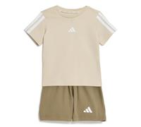 adidas Unisex Baby Essentials Set Track_Suit, Crystal Linen/white, 9-12 Months
