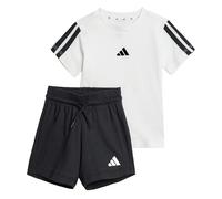 Adidas Essentials 3 Stripes Tee Set White,Black 9-12 Months Kids