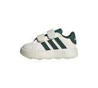adidas Unisex Baby Grand Court 2.0 Shoes Kids Tennis Shoes, Off White Collegiate Green Core Black, 6 UK Child