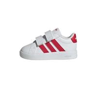 adidas Unisex Baby Grand Court 3.0 Shoes Infants, FTWR White/Pure Ruby/Pure Ruby, 7.5 UK Child