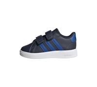adidas Unisex Baby Grand Court Lifestyle Hook and Loop Shoes Tennis, Legend Ink/Royal Blue/Cloud White, 3 UK Child