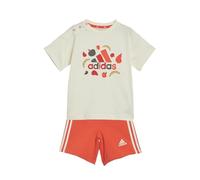adidas Unisex Baby Infants Essentials Allover Printed Set T-Shirt Set, 2-3 years