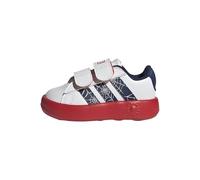 adidas Unisex Baby Marvel Spider-Man Grand Court Infants Shoes, FTWR White/Dark Blue/Pure Ruby, 6 UK Child