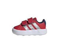 adidas Unisex Baby Marvel Spider-Man Grand Court Infants Shoes, Pure Ruby/Silver met./Dark Blue, 7 UK Child