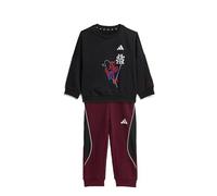 adidas Unisex Baby Marvel Spider-Man Jogger Track_Suit, black/white, 9-12 Months