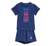 adidas Unisex Baby MARVEL SPIDER-MAN T-SHIRT SET, dark blue/off white, 18-24 Months