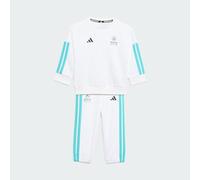 adidas Unisex Baby MERCEDES - AMG PETRONAS FORMULA 1 TEAM DNA BABY JOGGER LONG SLEEVE, white/semi mint rush, 2-3 Years
