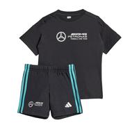adidas Mercedes - Amg Petronas Formula One Team Dna Baby Jogger Short Sleeve, Black/White, Size 3-4 Years Black/White