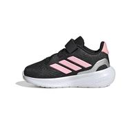 adidas Infant Girls Runfalcon 5 Trainers - Black, Core Black/Pink Spark/Silver, Size 5 Younger Core Black/Pink Spark/Silver