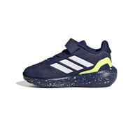 adidas Unisex Baby RUNFALCON 5 Shoes Infants, Dark Blue/FTWR White/hi-res Yellow, 4 UK Child