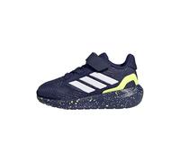 adidas Unisex Baby RUNFALCON 5 Shoes Infants, Dark Blue/FTWR White/hi-res Yellow, 8 UK Child