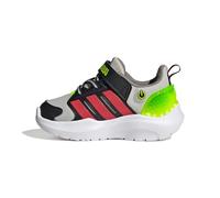 ADIDAS Unisex Baby Tennis Shoes, Grey/Lucid Red/Lucid Lemon, 4 Infant