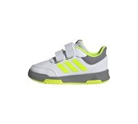 adidas Unisex Baby Tensaur Hook and Loop Shoes Running, FTWR White/Lucid Lemon/Grey Three, 4 UK Child
