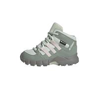 adidas Unisex Baby Terrex Mid Gore-TEX Hiking Shoes, Linen Green/Putty Mauve/Silver Green, 5.5 UK Child