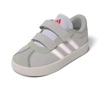 adidas Unisex Baby VL Court 3.0 Shoes Infants, Dash Grey/FTWR White/Lime Burst, 9.5 UK Child