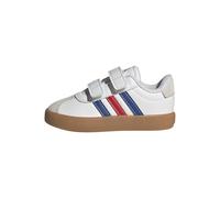 adidas Unisex Baby VL Court 3.0 Shoes Infants, FTWR White/Team Royal Blue/Better Scarlet, 7 UK Child