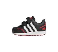 adidas Unisex Baby VS Switch 3 Lifestyle Running Hook and Loop Strap Shoes, Core Black/Cloud White/Vivid Red, 4 UK Child