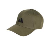 adidas Unisex Baseball Cotton New Logo Hat, Olive Strata/Black, M-L