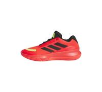 adidas Unisex BB Legends Low Basketball Shoes, Lucid red/core Black/Lucid Lemon, 10.5 UK