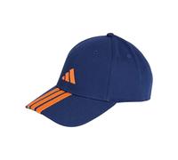 adidas Unisex Bball 3S Cap New Logo, Dark Blue/Pure Orange, S-M
