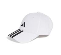 adidas Unisex Bball 3S New Logo Hat, White/Black, XXS-XS