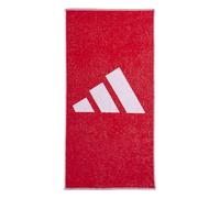 adidas Unisex Brand Stripes Towel, pure ruby, One Size