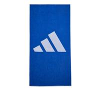 adidas Unisex Brand Stripes Towel, Royal Blue/White, L