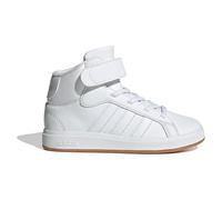 adidas Unisex Child Big Court Mid Shoes, White, 13 UK
