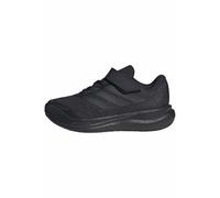 adidas Unisex-Child Run Falcon 6 Elastic Lace & Strap, Black/White, 11.5 UK