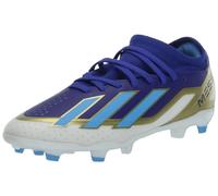 adidas X Crazyfast.3 FG J Messi, Unisex Children's Trainers, Lucid Blue Blue Burst Cloud White, 38 EU