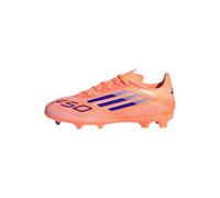 adidas Unisex Children's F50 League Firm Multi Ground Football Boots Kids Football Boots, Beam Orange Lucid Blue Cloud White, 13.5 UK