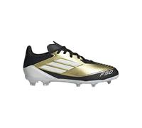 adidas Unisex Children's F50 League Messi Firm/Multi Ground Trainers, Gold Metallic White Black, 4.5 UK