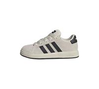adidas Unisex Children's Grand Court 00s Shoes Kids, Wonder White Black White, 12.5 Little Kid
