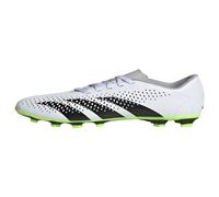 adidas Unisex Children's Predator Accuracy.4 Fxg J Football Shoes (Firm Ground), White Core Black Lucid Lemon, 1 UK