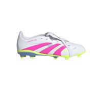 Adidas Unisex Children's Predator League Fold-Over Tongue Firm Ground Multi Ground Football Boots Kids, Lucid Pink Lucid Lemon, 9 UK