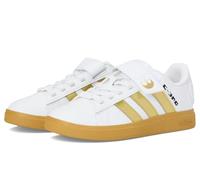 adidas Unisex Children's Star Wars Droids Grand Court 2.0 Elastic Lace Sportswear Shoes (Little Kid) Trainers, White Gold Metallic Preloved Bronze, 2 UK
