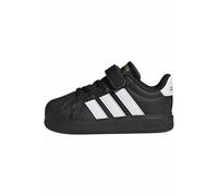 adidas Unisex Child STREETTALK Shoes Children, Black White Gold Metallic, 6 Infant
