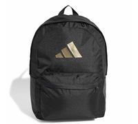 adidas Sportswear Unisex Classic 3 Bar Logo Backpack - Black, Black/Gold Met., Men Black/Gold Met.