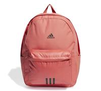 adidas Unisex Classic Badge of Sport 3-Stripes Backpack, Preloved Scarlet/Black, One size