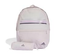adidas Unisex Classic Horizontal 3-Stripes Backpack, almost pink/shadow violet, One size