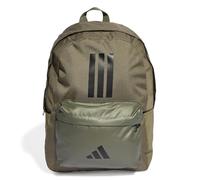 adidas Classic Back-to-School Backpack 3 Stripes 27.5L Khaki Green Black