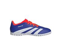 adidas Unisex Club Turf Soccer Cleats Sneaker, Lucid Blue/White/Solar Red, 8 Women/7 Men
