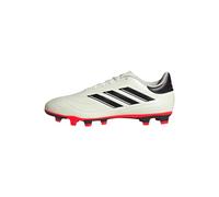 adidas Unisex Copa Pure II Club Flexible Ground Boots Football, Ivory/Core Black/Solar Red, 6.5 UK