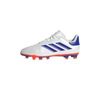 adidas Unisex COPA Pure II Club Football Boots Flexible Ground, Cloud White/Lucid Blue/Solar Red, 11 UK