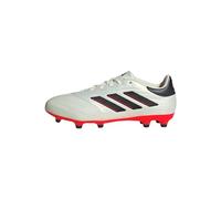 adidas Unisex Copa Pure II League Firm Ground Boots Football, Ivory/Core Black/Solar Red, 8.5 UK