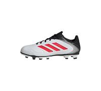 adidas Unisex COPA Pure III Club FG/MG Football Boots Kids Sneaker, FTWR White/Lucid red/core Black, 4 UK