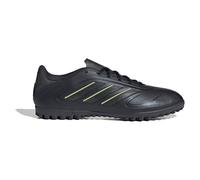 adidas Unisex COPA Pure III Club Turf Football Boots Shoes, core Black/DGH Solid Grey/Lucid Lemon, 10 UK