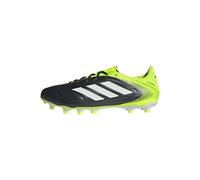 adidas Unisex COPA Pure III League Firm Ground/Multi Ground Football Boots, Core Black/Cloud White/Lucid Lemon, 11 UK